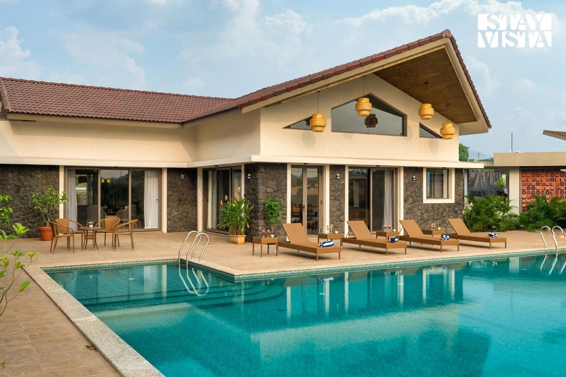 Stayvista At Solaris With Pool, Lawn & Bbq Alibag Exterior photo