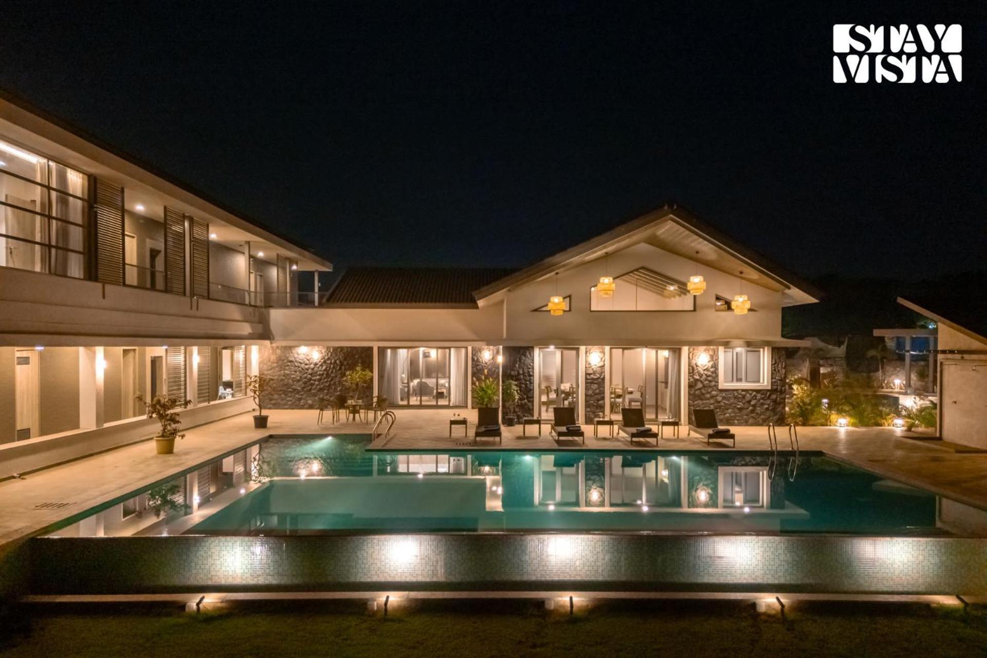 Stayvista At Solaris With Pool, Lawn & Bbq Alibag Exterior photo